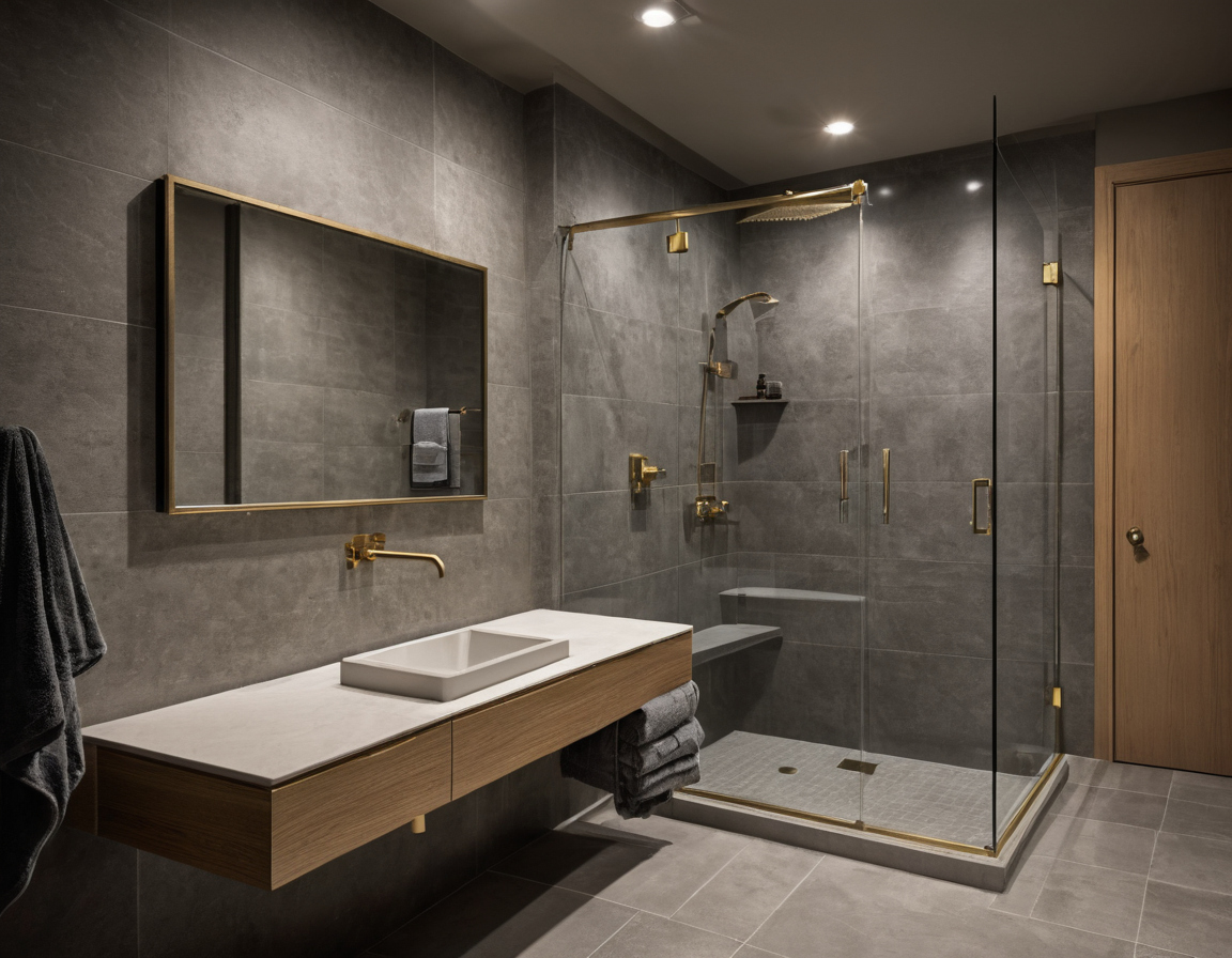 Luxury interior image showing Bathroom shower waterproofing proposals should specify the tested assembly, not just tile and grout