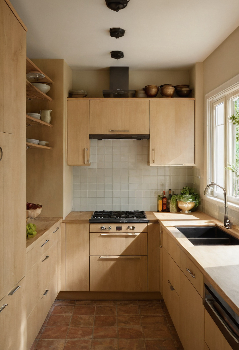 What will an open kitchen do to storage, noise, smell, and sightlines editorial visual